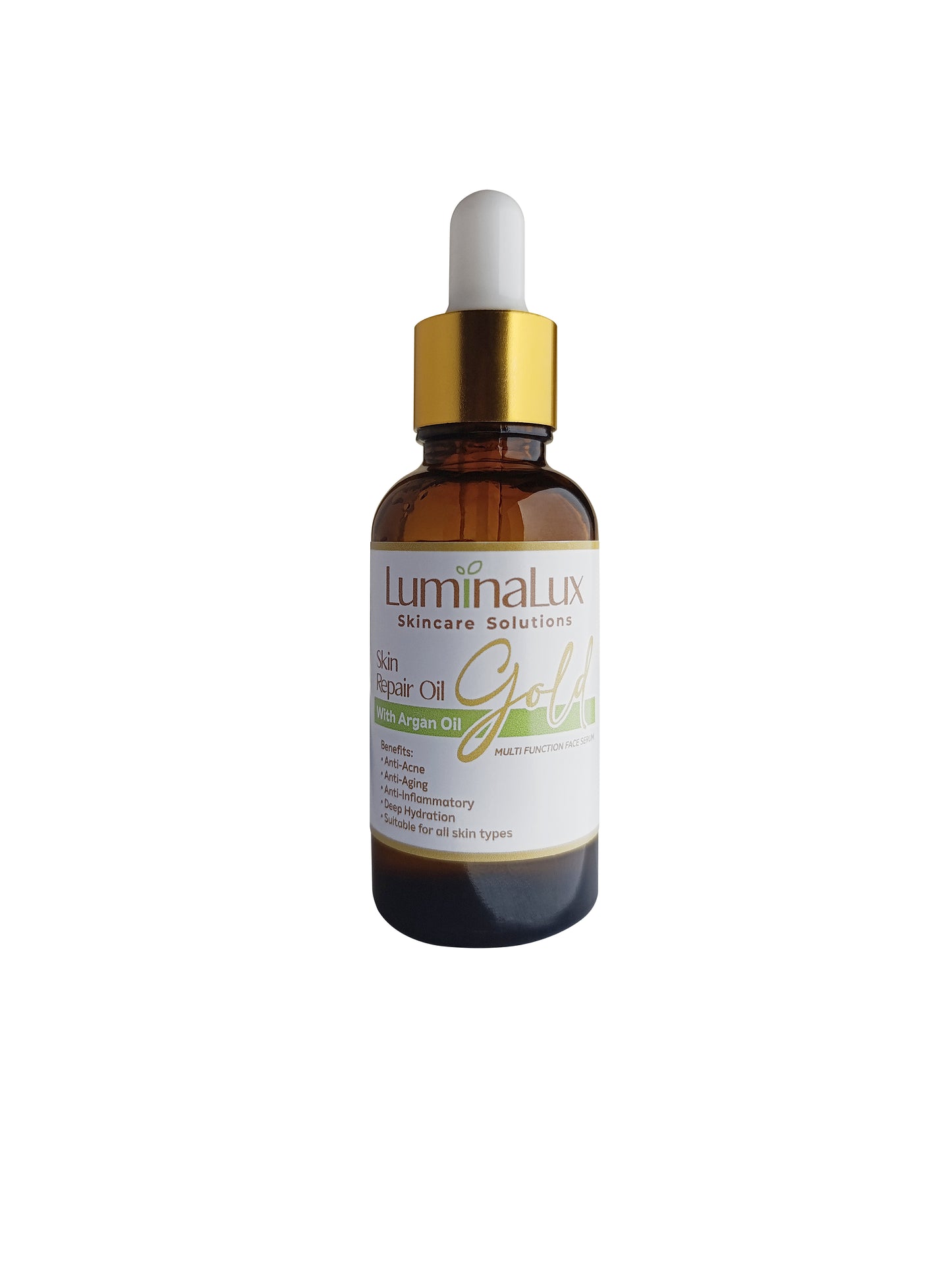 LuminaLux Skin Repair Oil - Gold