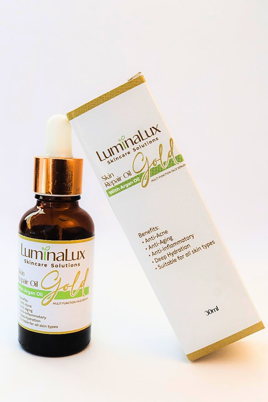 LuminaLux Skin Repair Oil - Gold