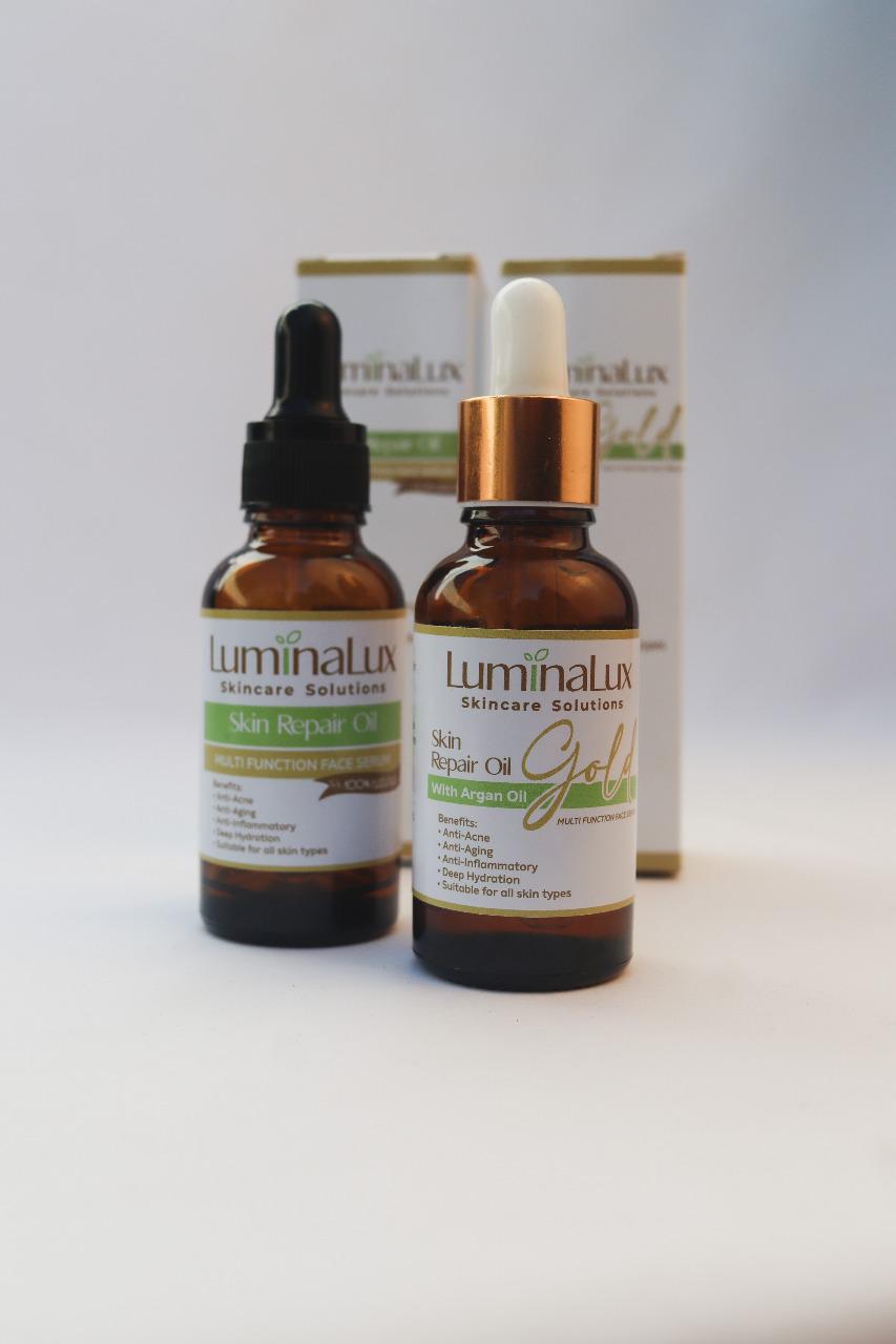 LuminaLux Skin Repair Oil - Gold